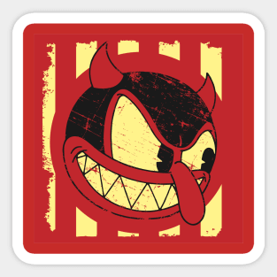 Vintage Red Devil Sticker